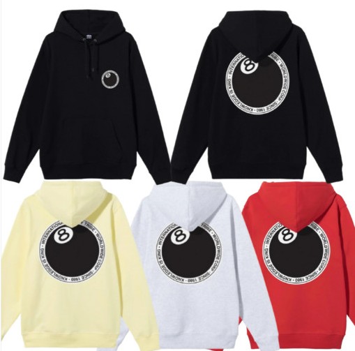 STUSSY 스투시 에잇 8 볼도트 후드티 8 BALL DOT HOOD 4color