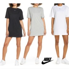 NIKE 나이키 원피스 스포츠웨어 에센셜 드레스 CJ2243-010 블랙