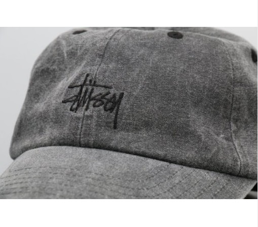 STUSSY 스투시 볼캡 그레이 워싱 모자 SMOOTH STOCK ENZYME WASH CAP 131561