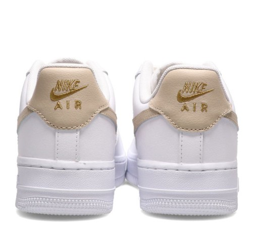 NIKE Air Force 1 07 ESS 나이키 우먼 에어 포스 1 에센셜 화이트 베이지 미니스우시 CZ0270-105