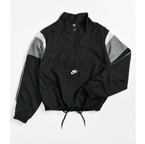 NIKE 나이키 우먼스 바람막이 아노락 재킷 블랙