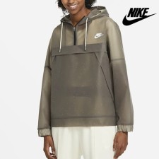 NIKE 나이키 우먼스 아노락 블랙 화이트 자켓 여성 바람막이