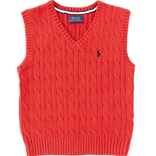 POLO Cable Knit Cotton Sweater Vest 폴로 랄프로렌 키즈 남아 케이블 니트 스웨터 조끼 4color