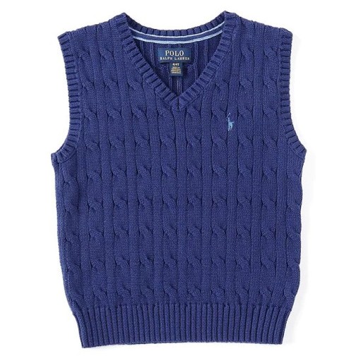 POLO Cable Knit Cotton Sweater Vest 폴로 랄프로렌 키즈 남아 케이블 니트 스웨터 조끼 4color