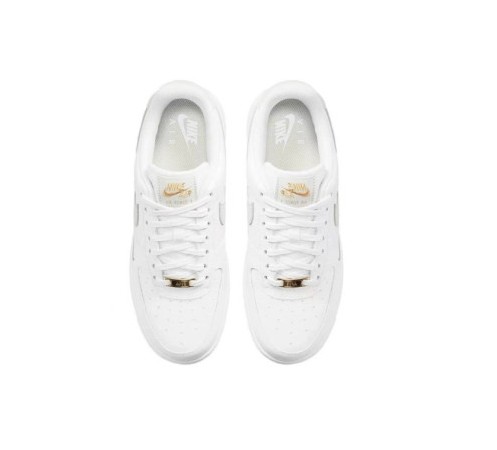 NIKE Air Force 1 ’07 Essential 나이키 우먼스 에어포스 1 로우 에센셜 ESS 화이트 라이트 실버 여성화 CZ0270-106