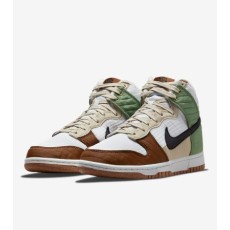 NIKE 나이키 우먼스 덩크 하이 Dunk High Next Nature LX 넥스트 네이쳐 오일그린 여성 운동화 하이탑 DN9909-100