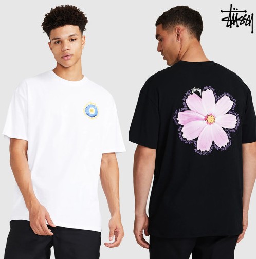 STUSSY 스투시 코스모스 SS Comos Tee 남성 반팔 티셔츠 2color