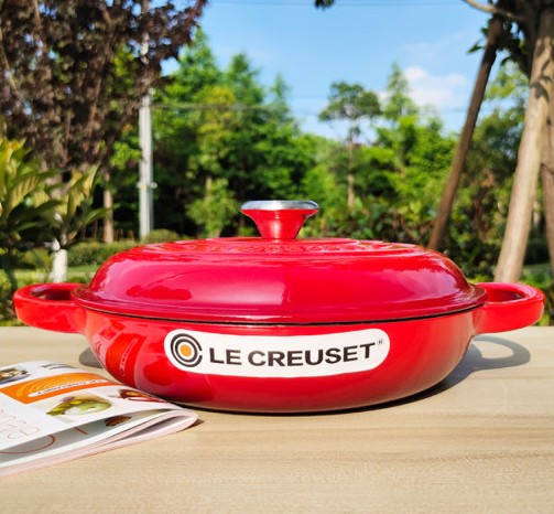 르쿠르제 LeCreuset 전골냄비 26cm 주물 무쇠 샤브샤브 찜 낮은 냄비 5color