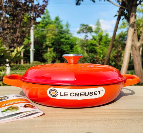 르쿠르제 LeCreuset 전골냄비 26cm 주물 무쇠 샤브샤브 찜 낮은 냄비 5color