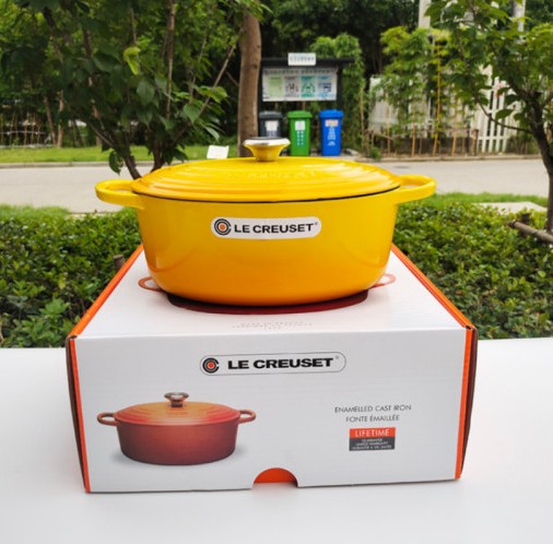 르쿠르제 LeCreuset 대형 냄비 31cm 주물 무쇠 냄비 대형 타원형 큰사이즈 찜 냄비 4color