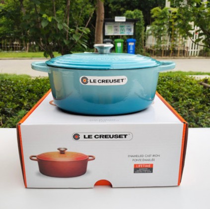 르쿠르제 LeCreuset 대형 냄비 31cm 주물 무쇠 냄비 대형 타원형 큰사이즈 찜 냄비 4color