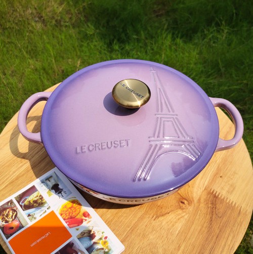 르쿠르제 LeCreuset 냄비 한정판 에펠탑 시그니처 냄비 무쇠 양수 주물냄비 22cm 2.6L