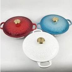 르쿠르제 LeCreuset 무쇠 냄비 22cm 크리스마스 에디션 주물 법랑냄비 전골 냄비 3color