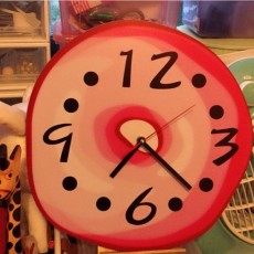 인테리어 시계 수박 모양 시계 어린이 방 인테리어 소품 벽시계 54