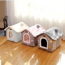 애완동물 하우스 고양이 강아지 분리가능 쿠션하우스 반려동물 집 쿠션