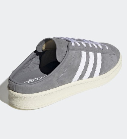 adidas 아디다스 여성 뮬 블로퍼 80S 캠퍼스화 뮬 슬리퍼 그레이 FX5841