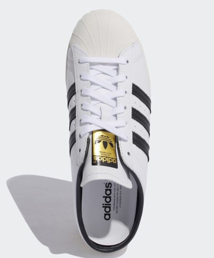 adidas 아디다스 블로퍼 오리지널 슈퍼스타 뮬 남녀공용 블로퍼 화이트 블랙 FX5851