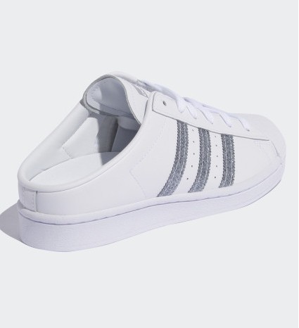 adidas 아디다스 블로퍼 슈퍼스타 뮬 여성 블로퍼 실버 FZ2260