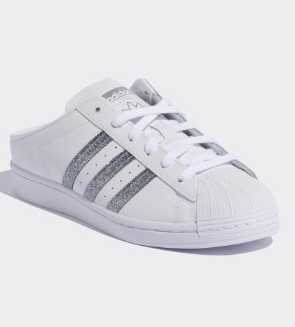 adidas 아디다스 블로퍼 슈퍼스타 뮬 여성 블로퍼 실버 FZ2260