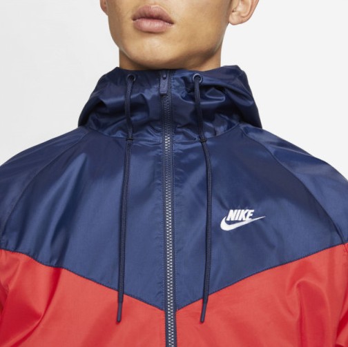 NIKE 나이키 남성 후드 바람막이 점퍼 윈드러너 우븐 후디 후드집업 자켓 레드 DA0002-657