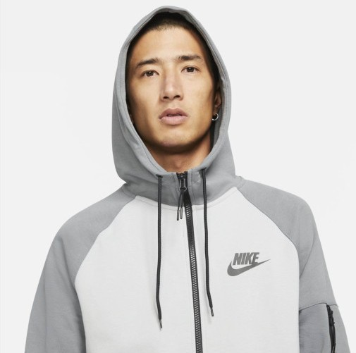 NIKE 나이키 남성 후드집업 테크 에센셜 플리스 남성 자켓 그레이 DD5285-077