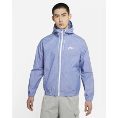 NIKE 나이키 남성 바람막이 자켓 윈드러너 우븐 후드 자켓 블루 DM1184-411