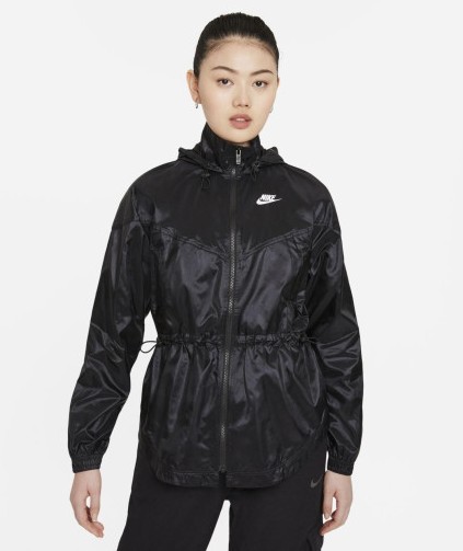 NIKE 나이키 여성 바람막이 점퍼 윈드러너 썸머라이즈드 재킷 블랙 CZ9740-010