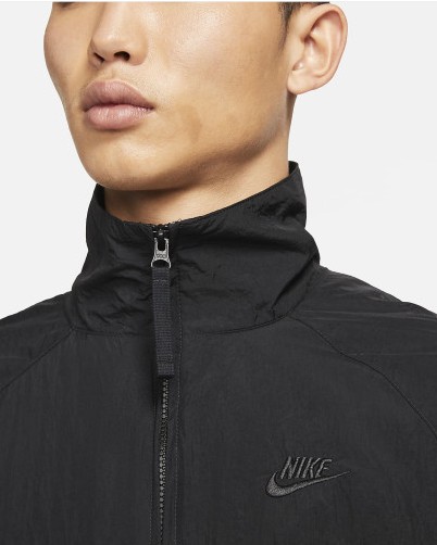 NIKE 나이키 남성 바람막이 점퍼 빅 스우시 아노락 우븐 자켓  AR3133-011