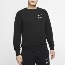 NIKE 나이키 남성 맨투맨 더블스우시 긴팔티셔츠 기본티셔츠 블랙 CJ4871-010