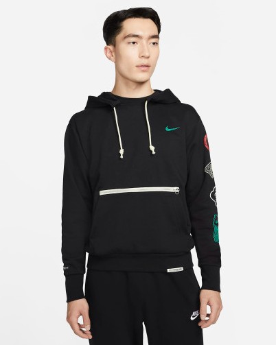 NIKE 나이키 남성 후드티 스탠다트 리이슈 풀오버 후드 긴팔티셔츠 드라이핏 후디 블랙 DJ3861-010