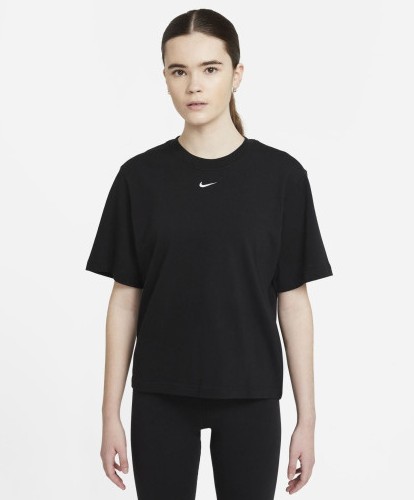 NIKE 나이키 여성 반팔티 스포츠웨어 에센셜 티셔츠 기본티 2color 화이트 블랙 DD1238-100