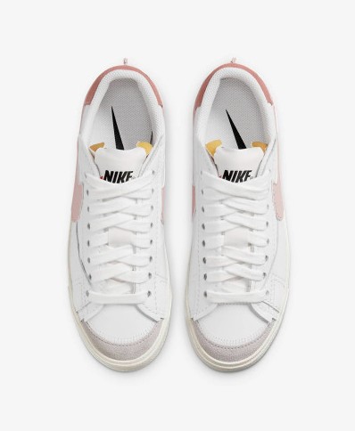 NIKE 나이키 여성 운동화 블레이저 로우 77 점보 Blazer Low Jumbo 옥스포드 스니커즈 여자 캐주얼 운동화 핑크 DQ1470-102