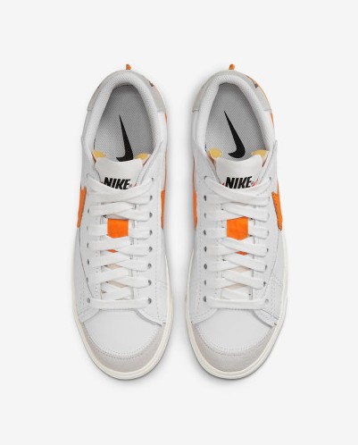 NIKE 나이키 남성 운동화 블레이저 로우 77 점보 Blazer Low 77 Jumbo 스니커즈 남자 캐주얼 운동화 오렌지 DN2158-100