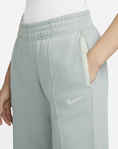 NIKE 나이키 여성 트레이닝 바지 스우시 조거 팬츠 여자 트레이닝복 운동 팬츠 민트 DQ5108-013