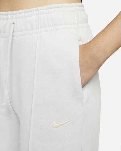 NIKE 나이키 여성 트레이닝 바지 스포츠웨어 플리스 팬츠 부츠컷 트레이닝복 팬츠 여자 편한 바지 그레이 DO3790-220