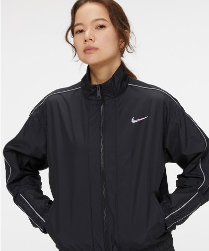 NIKE 나이키 여성 바람막이 점퍼 리펠 에센셜 그래픽 자켓 여자 스포츠 운동복 집업 재킷 DQ8557-010